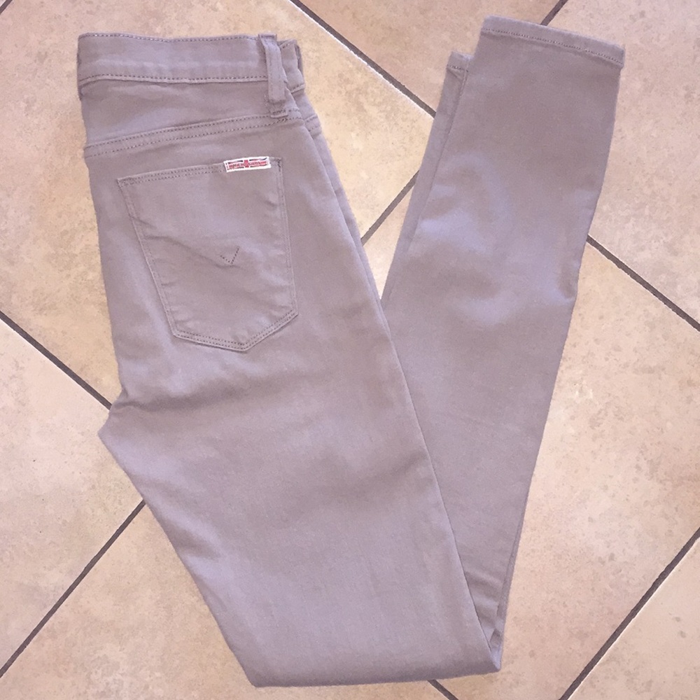 Super skinny Tan Hudson Jeans